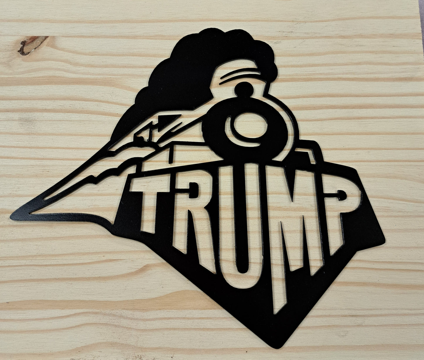 Trump Train wall sign